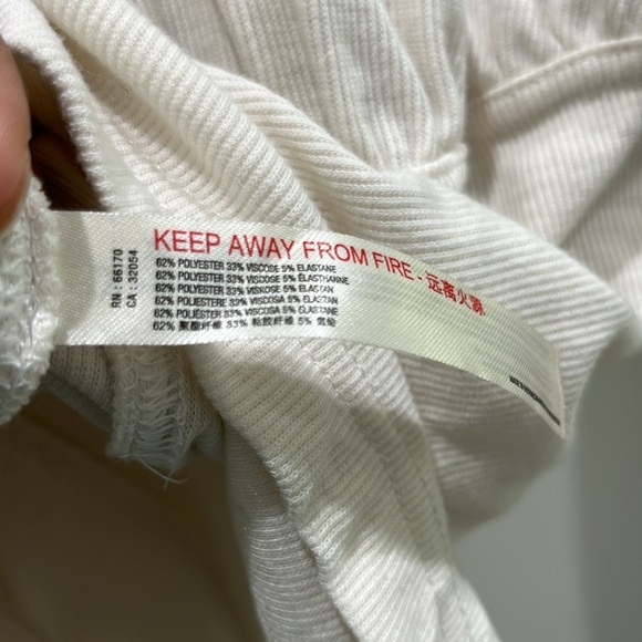 Free People Movement Look Within Layer Long Sleeve Hoodie in Cream Sz S - Picture 7 of 7